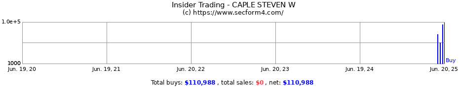 Insider Trading Transactions for CAPLE STEVEN W