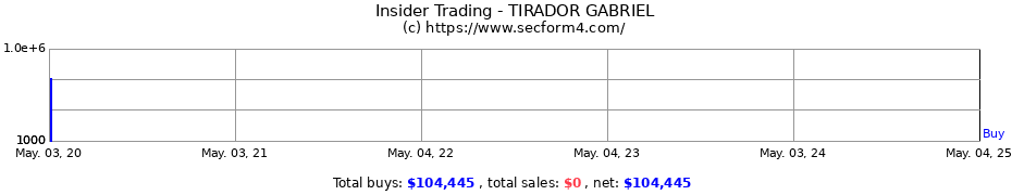 Insider Trading Transactions for TIRADOR GABRIEL