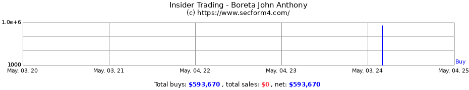 Insider Trading Transactions for Boreta John Anthony