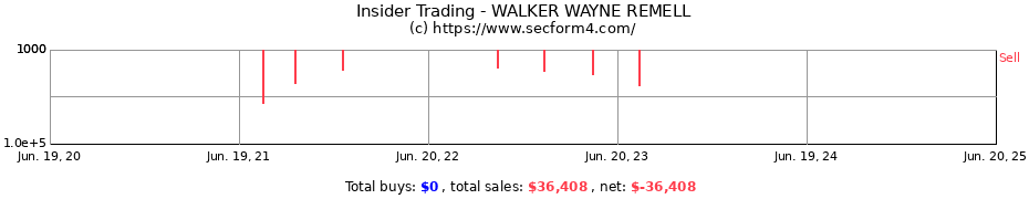 Insider Trading Transactions for WALKER WAYNE REMELL