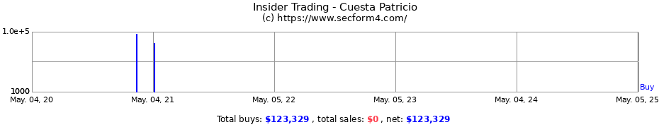 Insider Trading Transactions for Cuesta Patricio