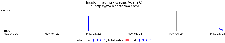 Insider Trading Transactions for Gagas Adam C.