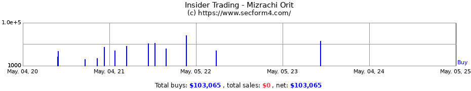 Insider Trading Transactions for Mizrachi Orit