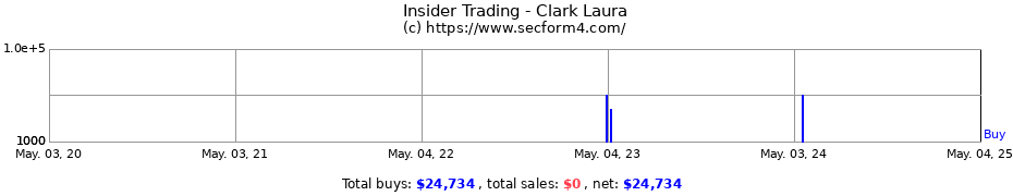 Insider Trading Transactions for Clark Laura
