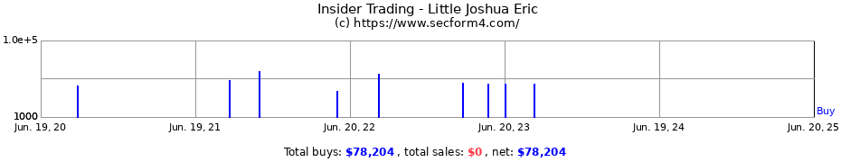Insider Trading Transactions for Little Joshua Eric