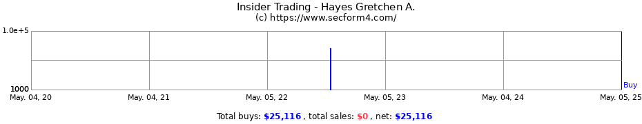 Insider Trading Transactions for Hayes Gretchen A.