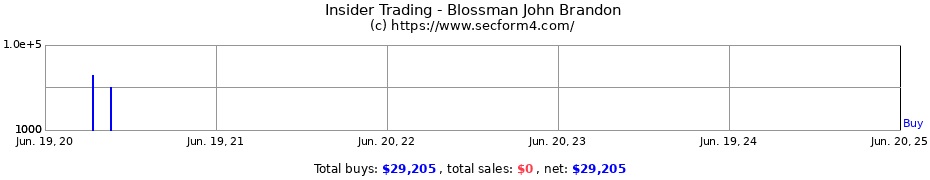 Insider Trading Transactions for Blossman John Brandon