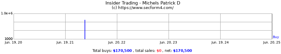 Insider Trading Transactions for Michels Patrick D