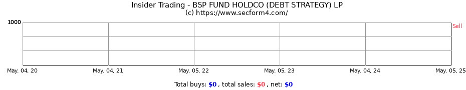 Insider Trading Transactions for BSP FUND HOLDCO (DEBT STRATEGY) LP