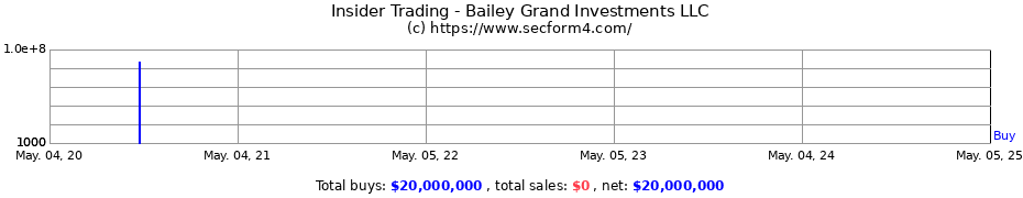 Insider Trading Transactions for Bailey Grand Investments LLC