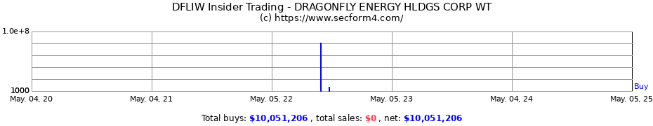 Insider Trading Transactions for DRAGONFLY ENERGY HLDGS CORP WT