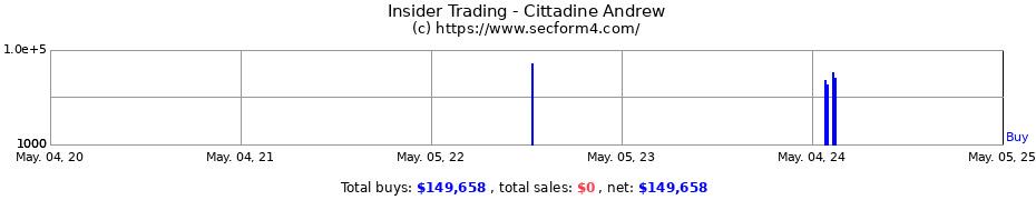 Insider Trading Transactions for Cittadine Andrew