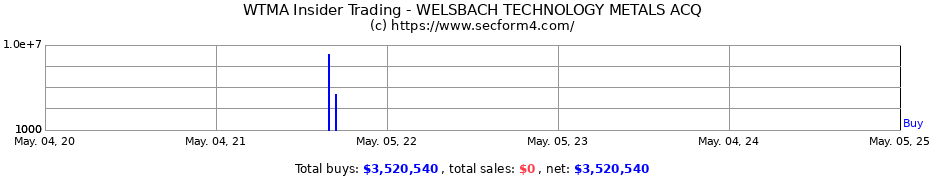 Insider Trading Transactions for WELSBACH TECHNOLOGY METALS ACQ