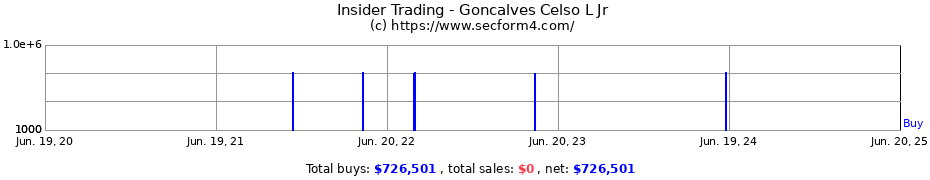 Insider Trading Transactions for Goncalves Celso L Jr