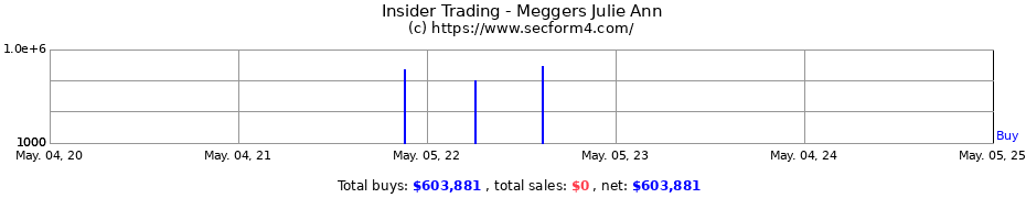 Insider Trading Transactions for Meggers Julie Ann