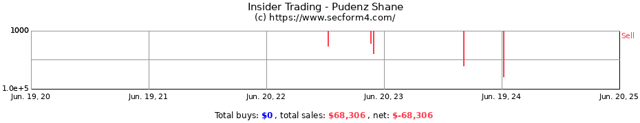 Insider Trading Transactions for Pudenz Shane