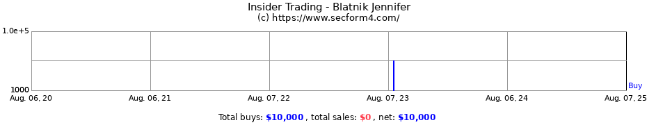 Insider Trading Transactions for Blatnik Jennifer