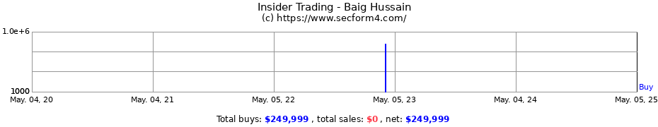 Insider Trading Transactions for Baig Hussain