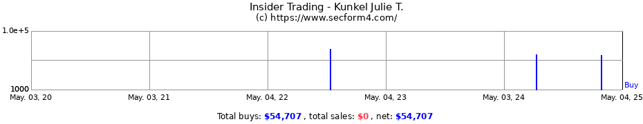 Insider Trading Transactions for Kunkel Julie T.
