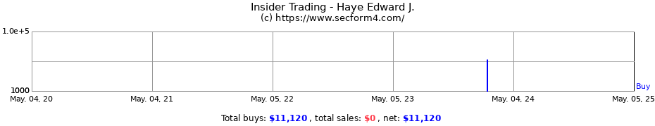 Insider Trading Transactions for Haye Edward J.