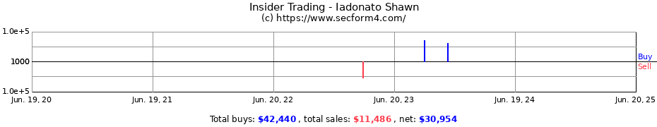 Insider Trading Transactions for Iadonato Shawn