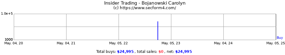 Insider Trading Transactions for Bojanowski Carolyn