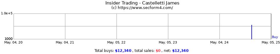 Insider Trading Transactions for Castelletti James