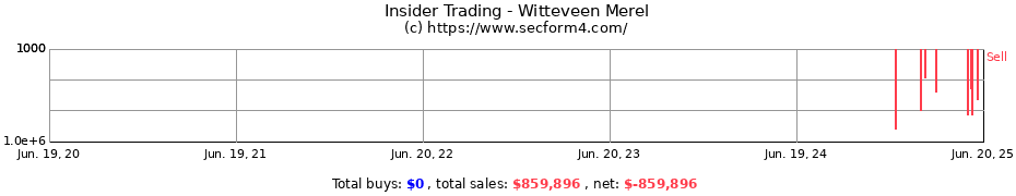 Insider Trading Transactions for Witteveen Merel