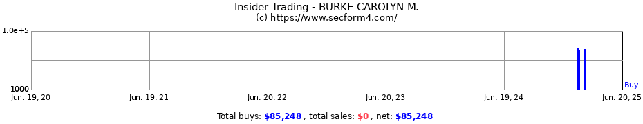 Insider Trading Transactions for BURKE CAROLYN M.